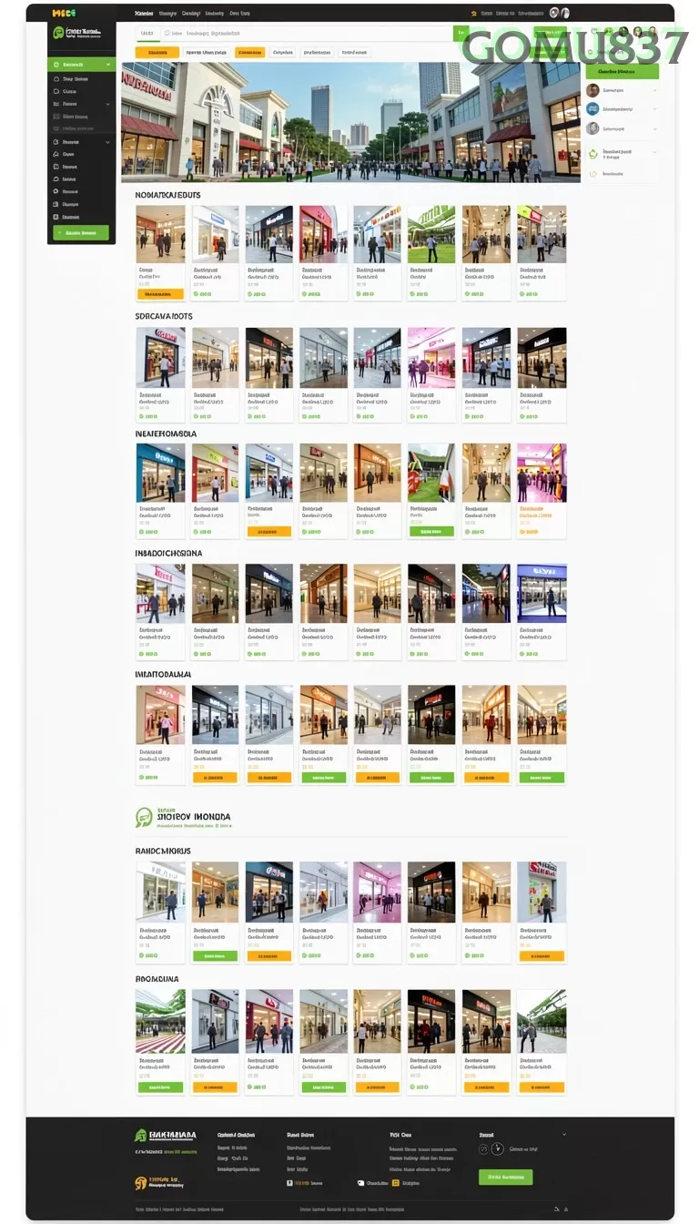 Cuplikan layar RPRR — menu navigasi