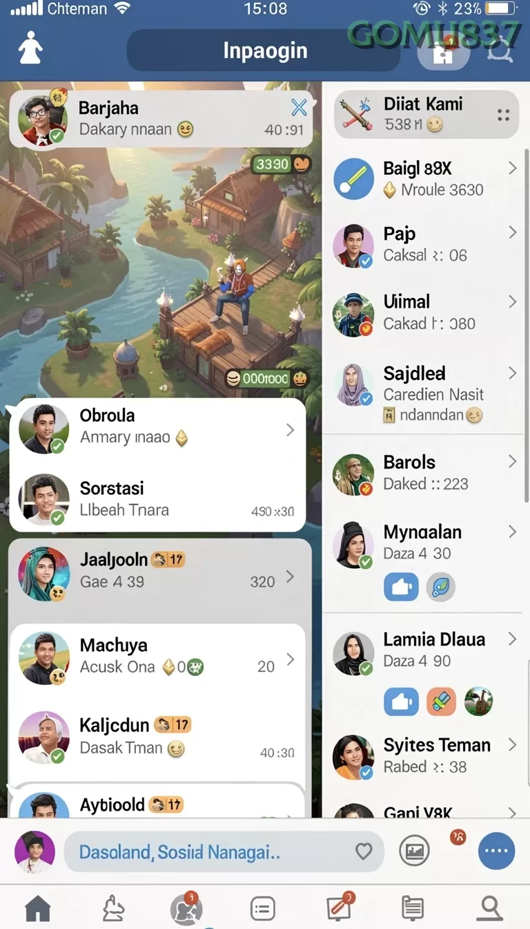 Cuplikan layar WITHDRAW42 — aktivitas