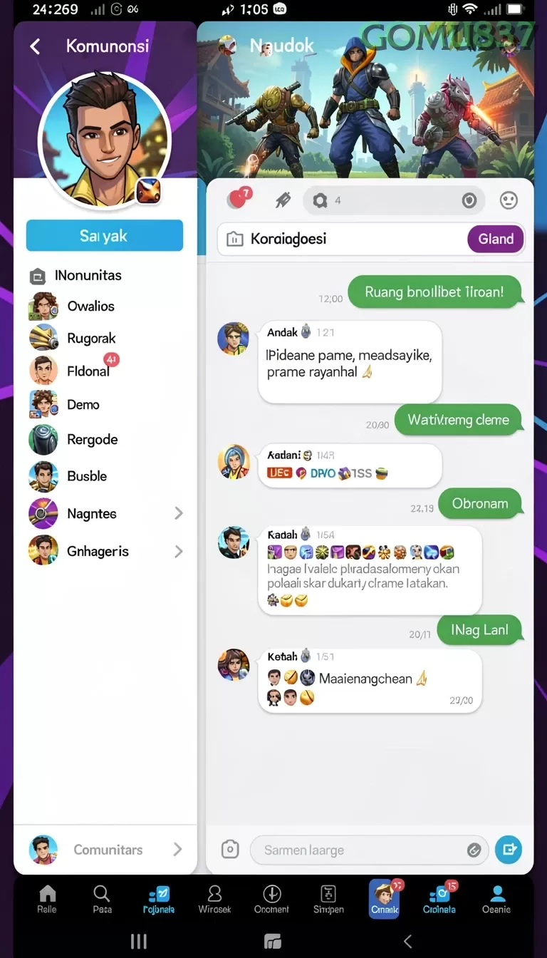 Cuplikan layar OCATOTO — aktivitas
